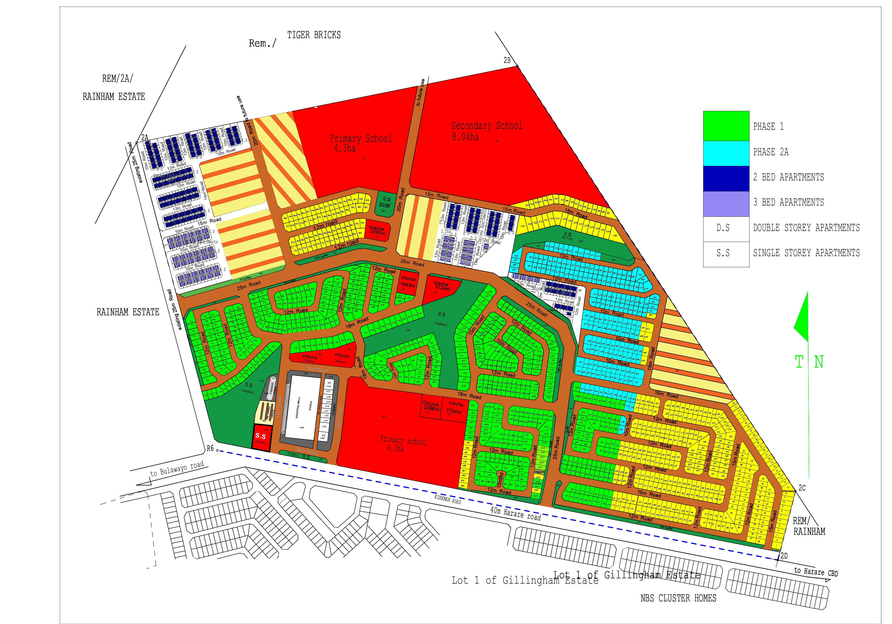 Rainham Park Sitemap